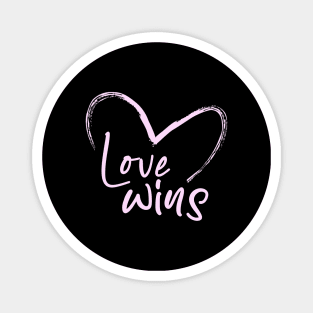 Love wins Magnet